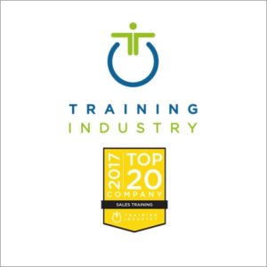 Distinction Top 20 Sales Training Company décernée par Training Industry